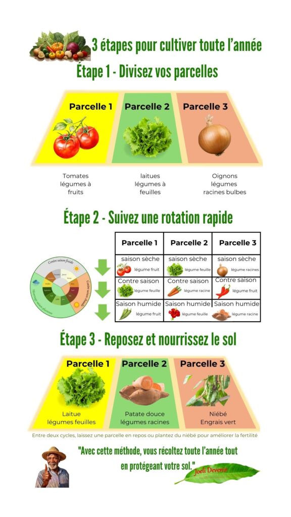 3 étapes pour cultiver toute l’année+