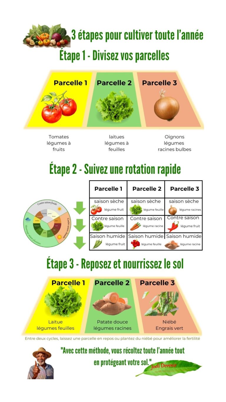 3 étapes pour cultiver toute l’année+