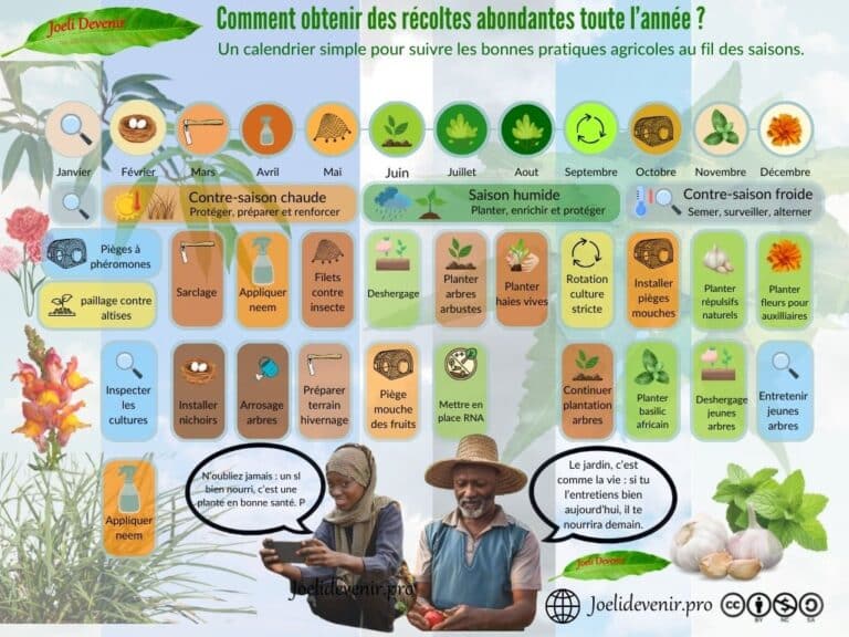 Infographie le calendrier malin
