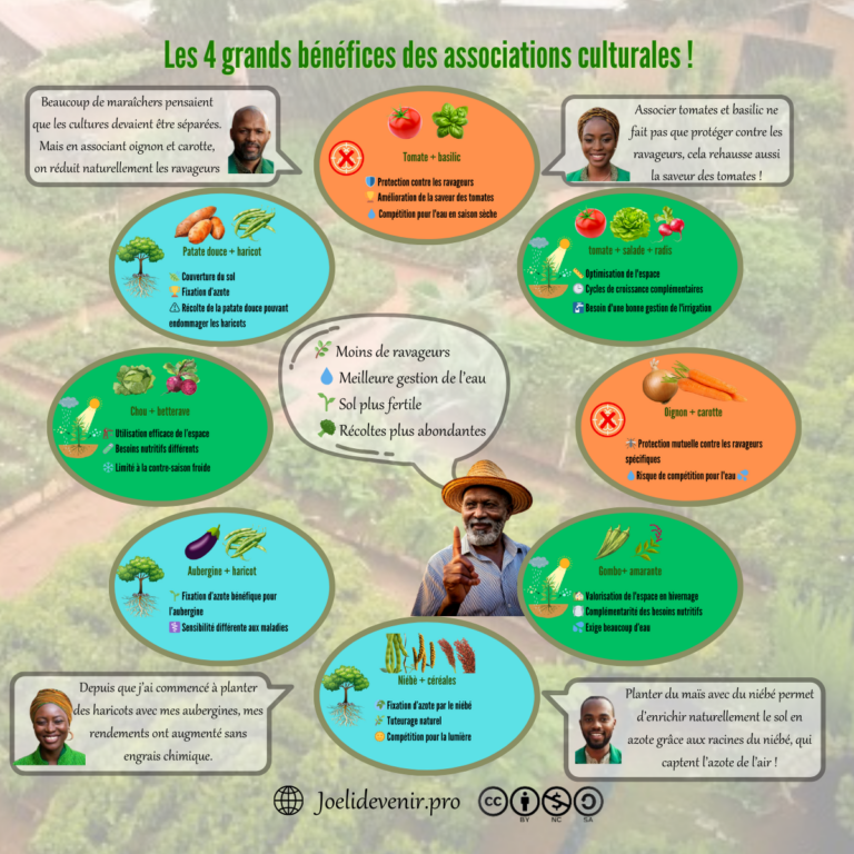 🥬 Associez vos cultures pour un jardin en pleine forme !