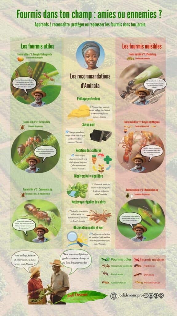 Fourmis dans ton champ amies ou ennemies