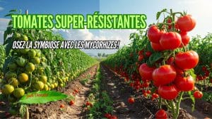 un champ de tomates sous le soleil