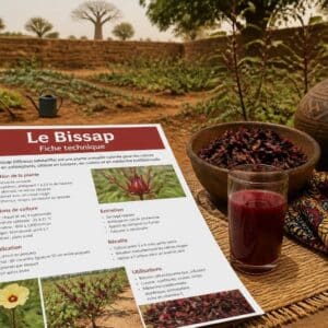 fiche technique dans le jardin